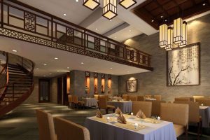 深圳湘菜餐廳裝修設計公共用餐區(qū)