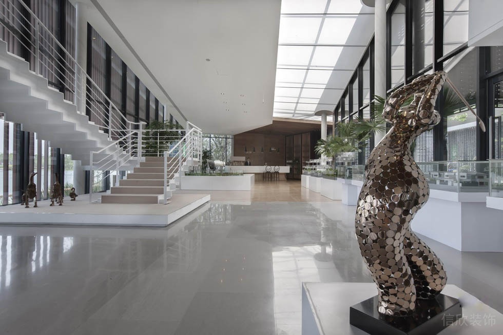 水月周莊售樓會(huì)所裝修