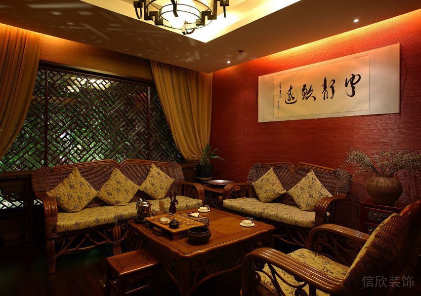 春月茶樓裝修_茶座1