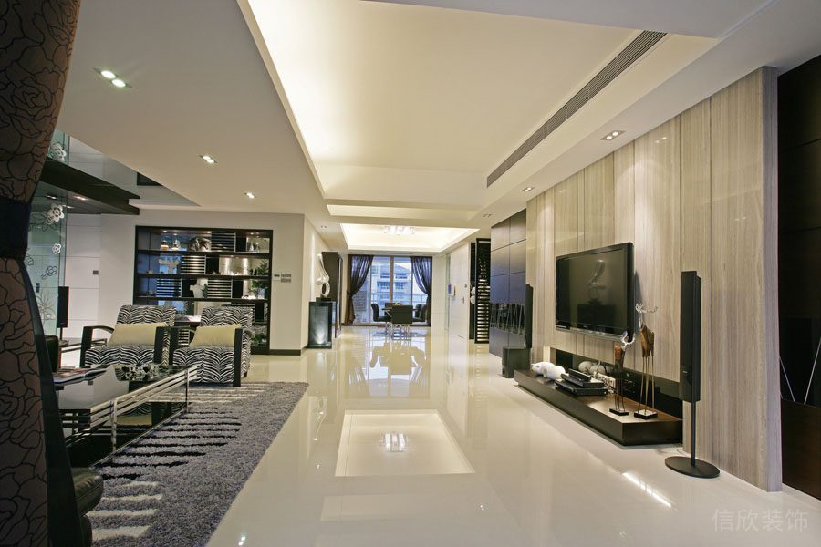 福田匯港名苑中式家居裝修-客廳6