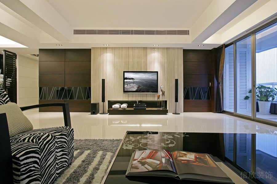 福田匯港名苑中式家居裝修-客廳7