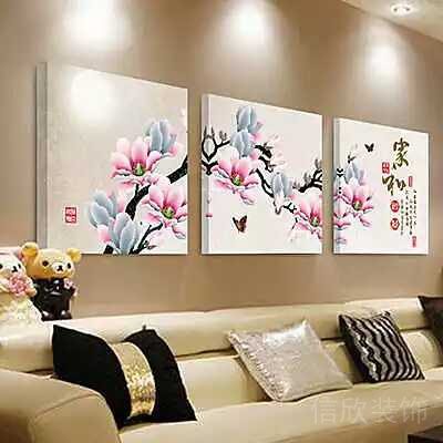 客廳裝修_沙發墻面掛畫