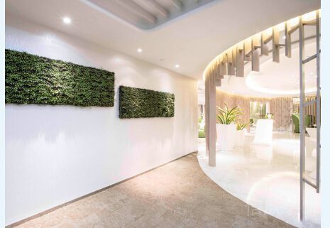 綠植壁畫大廳裝修設(shè)計效果圖