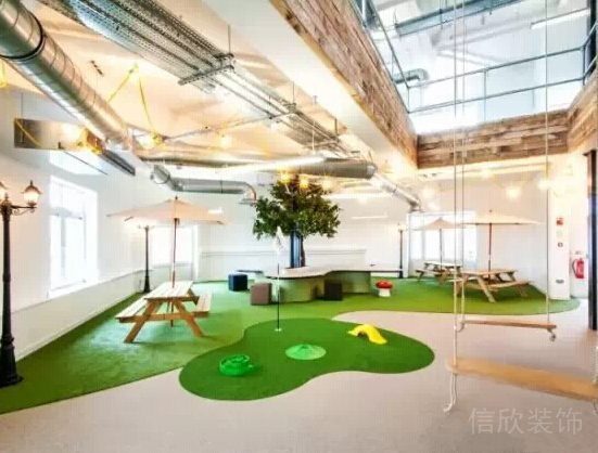 辦公空間天花板設計效果