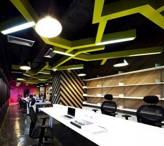 辦公空間天花板設計效果