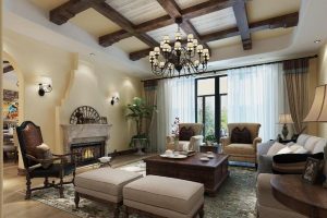 福田沙尾歐式家居裝修設(shè)計(jì)客廳