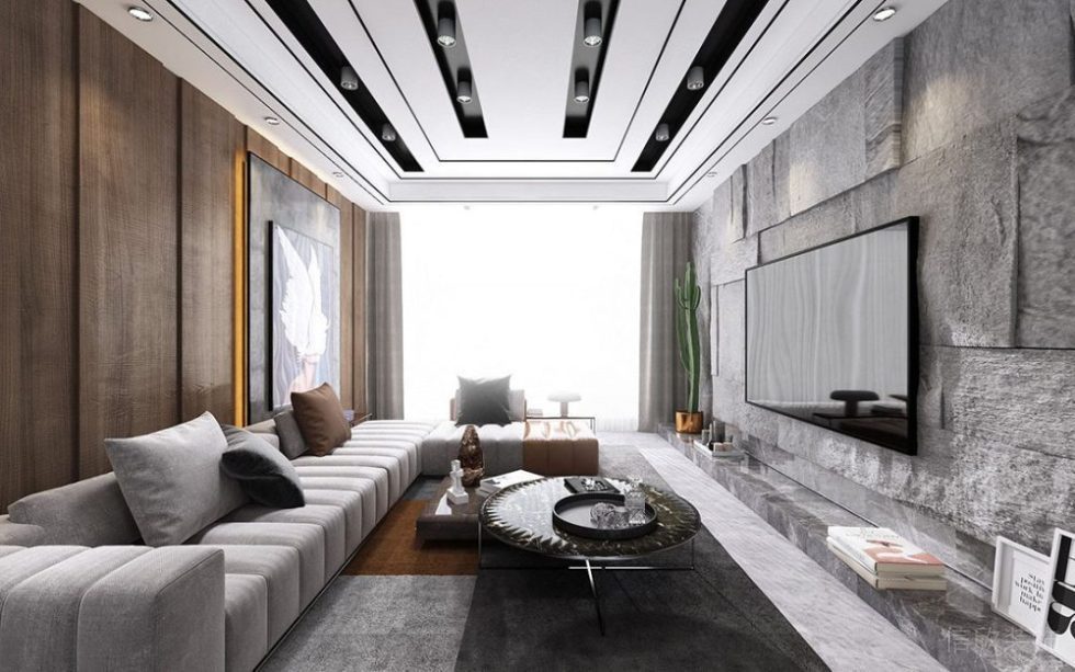 家居裝修設(shè)計福田石廈客廳