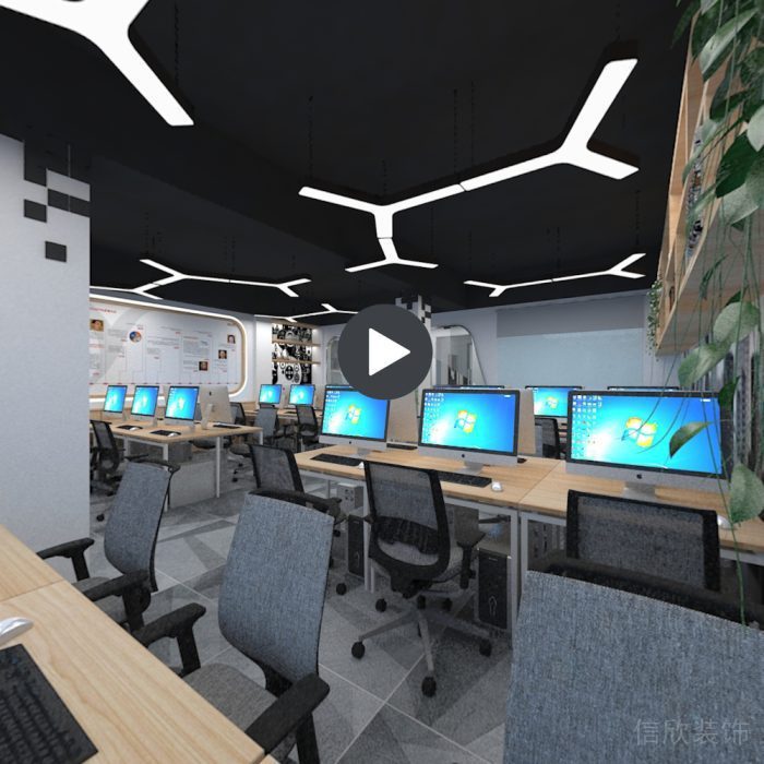 辦公室多人裝修設(shè)計