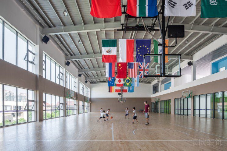 運(yùn)動(dòng)籃球館防滑pvc地板開(kāi)放式設(shè)計(jì)