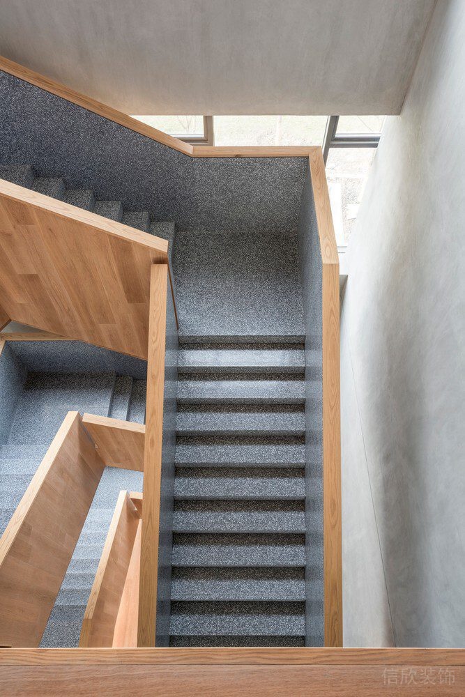 水磨石過(guò)道設(shè)計(jì)辦公室