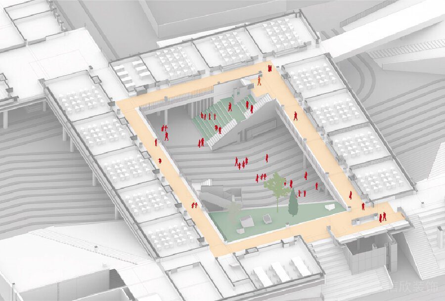 環(huán)形走廊平面設(shè)計(jì)圖