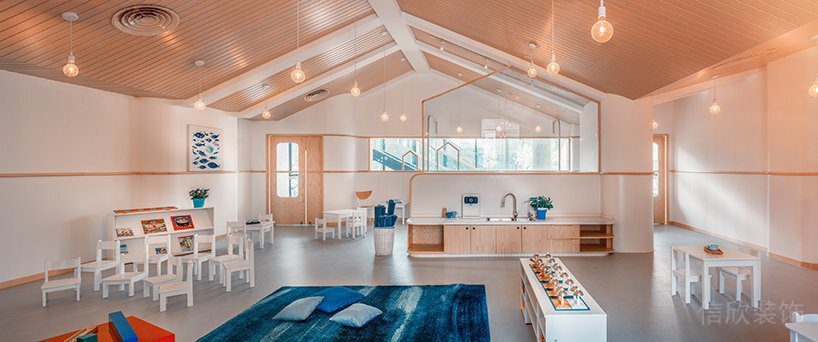 木質(zhì)教室兒童機構(gòu)培訓(xùn)簡約裝修圖