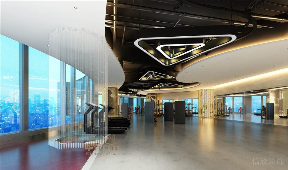 寶力豪健身房裝修設(shè)計(jì)_跑步區(qū) 寶力豪健身房裝修設(shè)計(jì)_跑步區(qū)