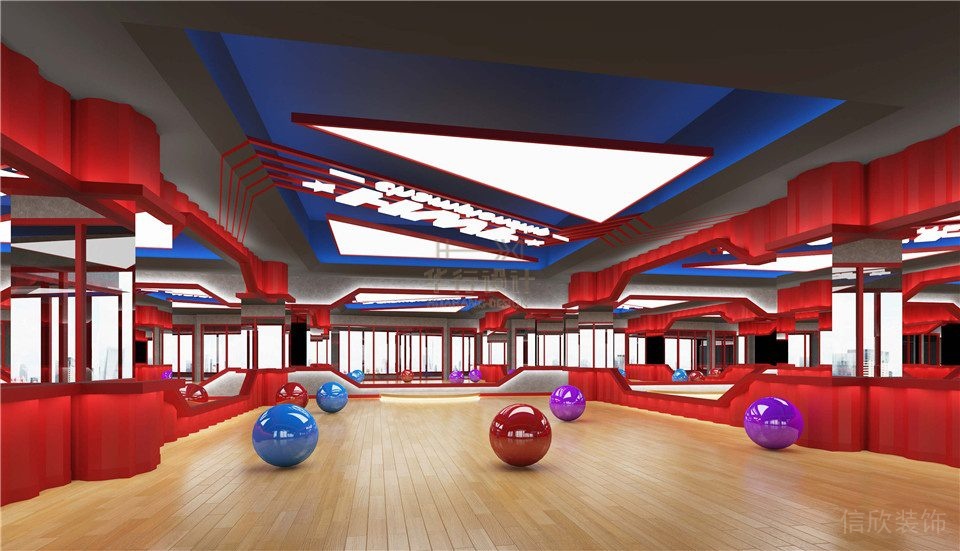 華武決朝陽二店健身房設(shè)計(jì)-操房