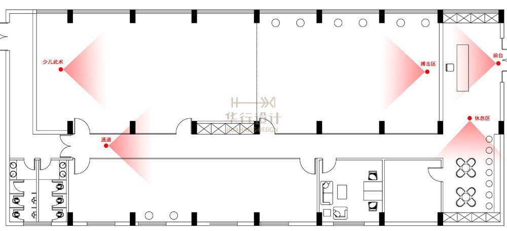 武術機構平面設計效果圖