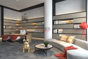 辦公室裝修-休息區(qū)-明鑫公司