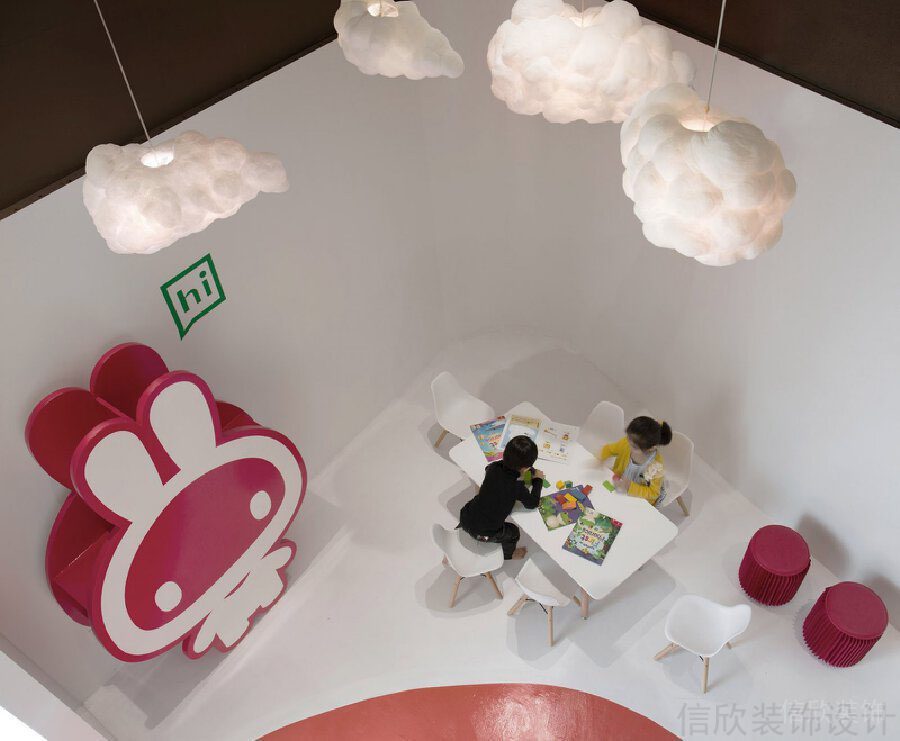 珠海習同英語培訓中心裝修設計_信欣幼兒園學校裝修設計