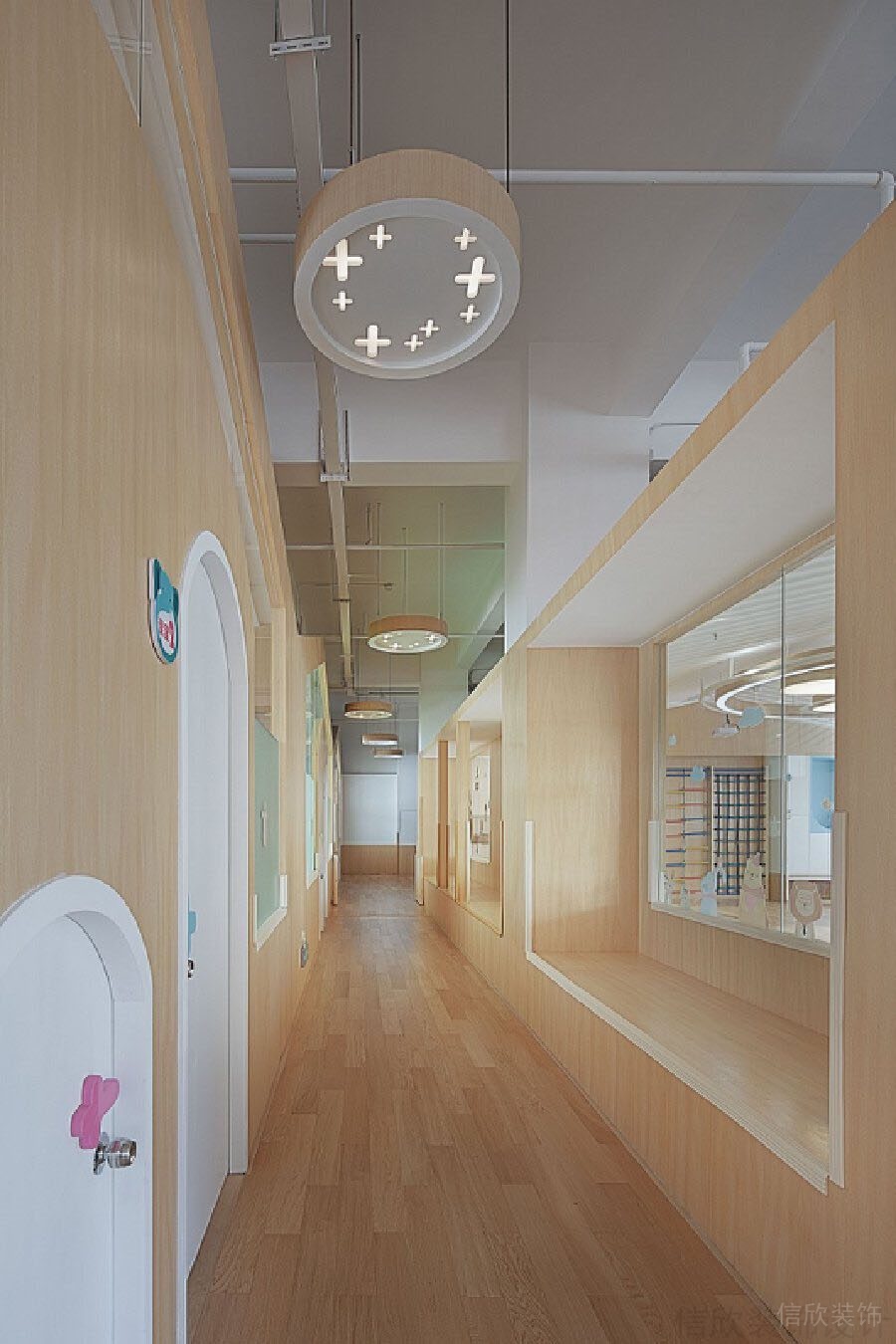 廣州花都早教中心裝修設(shè)計(jì)_信欣幼兒園學(xué)校裝修設(shè)計(jì)