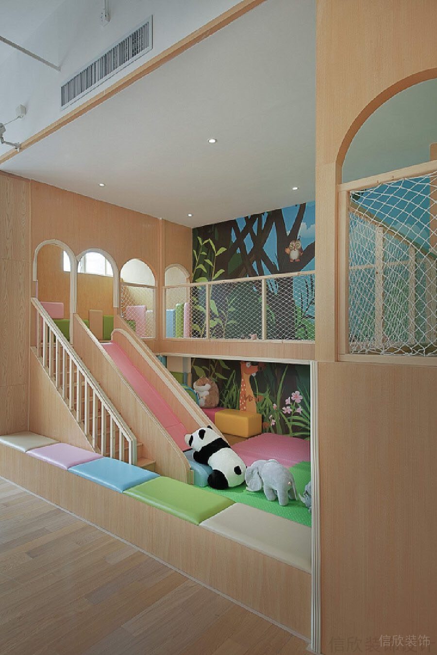廣州花都早教中心裝修設(shè)計(jì)_信欣幼兒園學(xué)校裝修設(shè)計(jì)