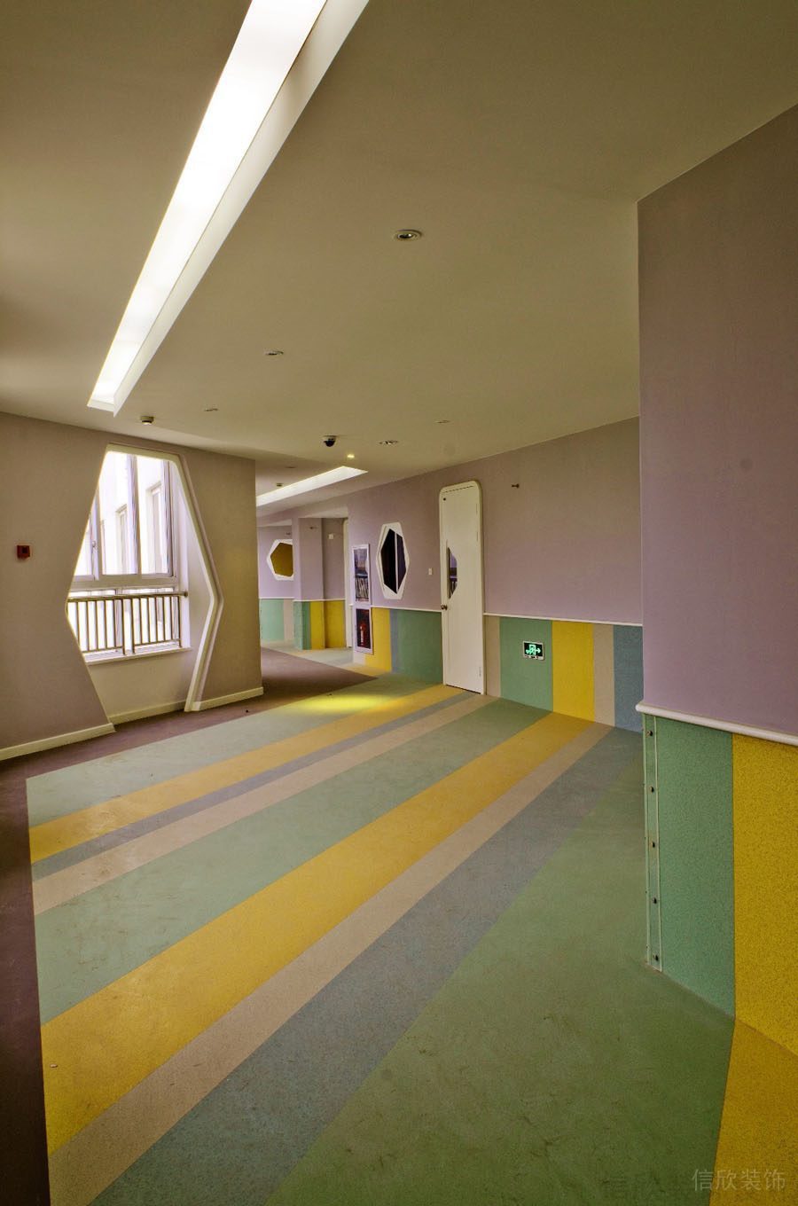 深圳格林幼兒園裝修設計_信欣幼兒園學校裝修設計