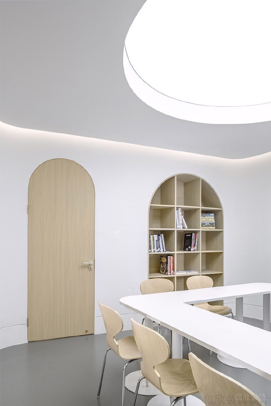 深圳書宇培訓學校裝修設計_信欣幼兒園學校裝修設計