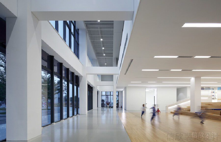 深圳金安外國語學(xué)校裝修設(shè)計_信欣幼兒園學(xué)校裝修設(shè)計