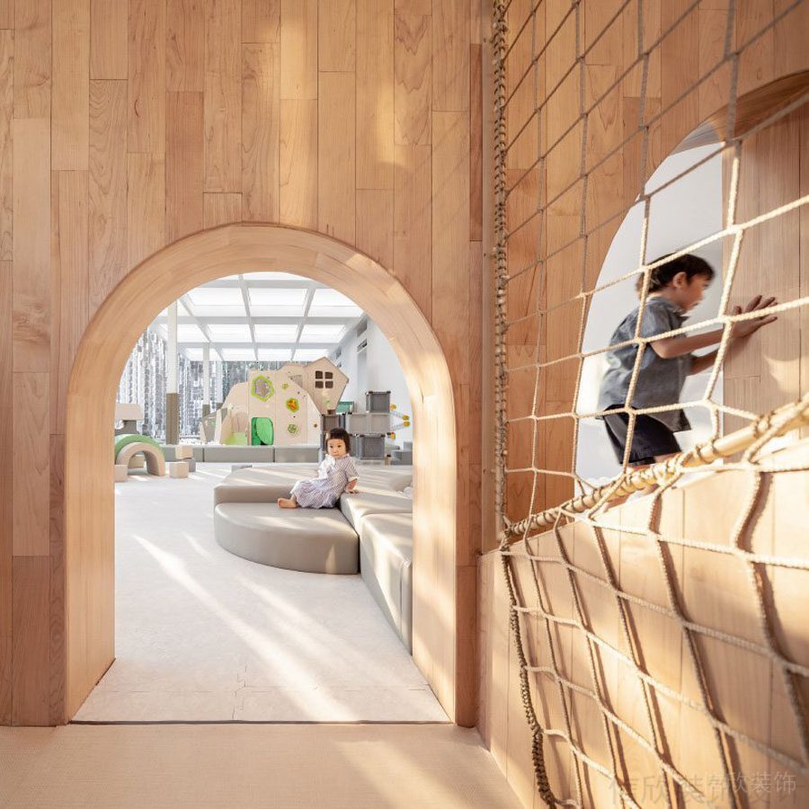 深圳愛幼托兒所裝修設(shè)計_信欣幼兒園學(xué)校裝修設(shè)計