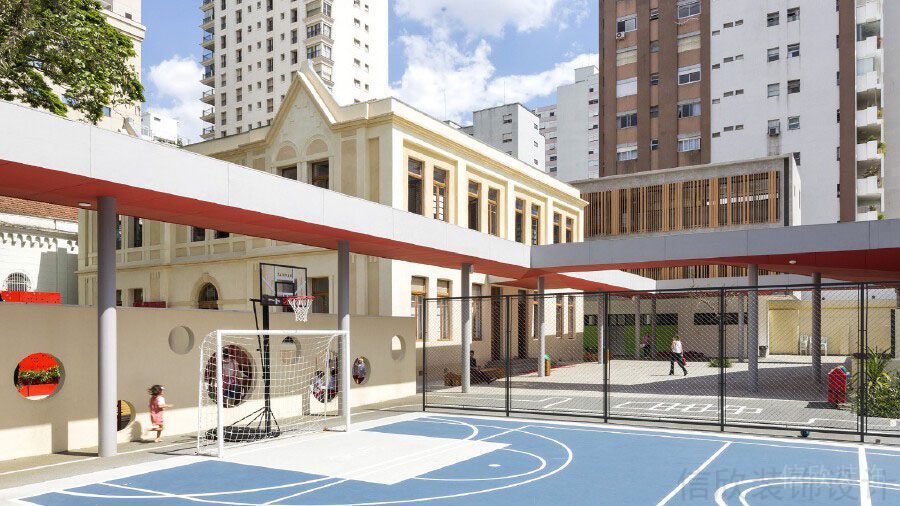 珠海雙語學校裝修設計_信欣幼兒園學校裝修設計