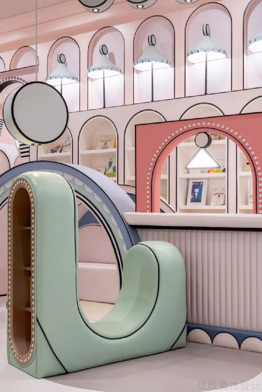 鄭州龍飛親子俱樂(lè)部裝修設(shè)計(jì)2_信欣幼兒園學(xué)校裝修設(shè)計(jì)