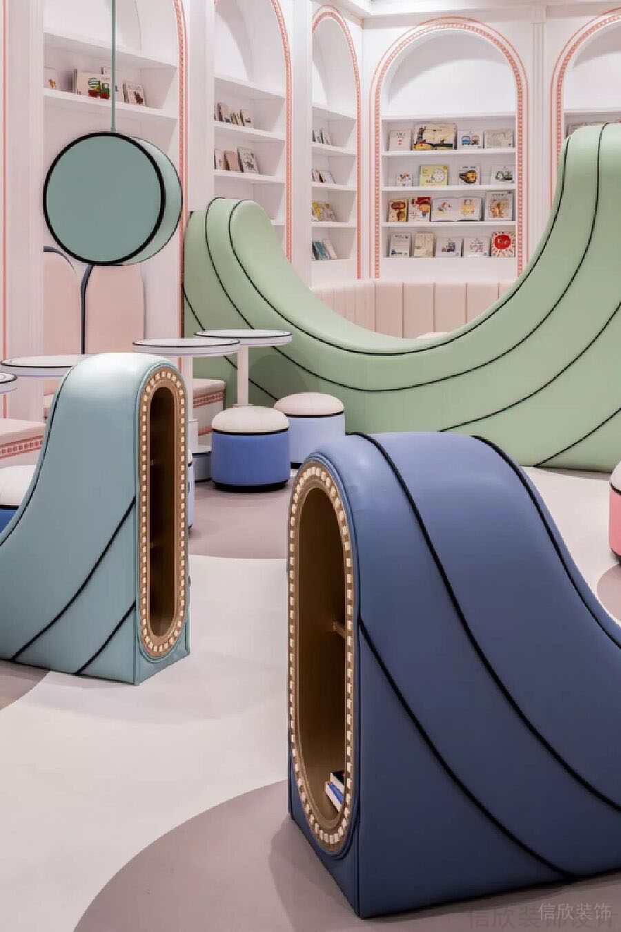 鄭州龍飛親子俱樂(lè)部裝修設(shè)計(jì)2_信欣幼兒園學(xué)校裝修設(shè)計(jì)