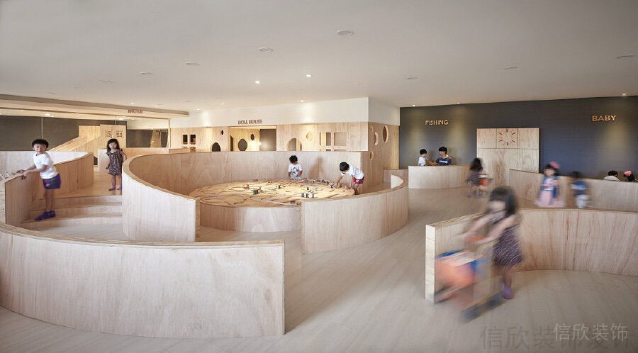 東莞親子中心裝修設(shè)計_信欣幼兒園學(xué)校裝修設(shè)計