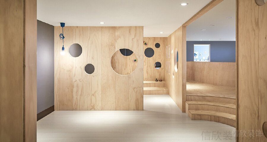 東莞親子中心裝修設(shè)計_信欣幼兒園學(xué)校裝修設(shè)計