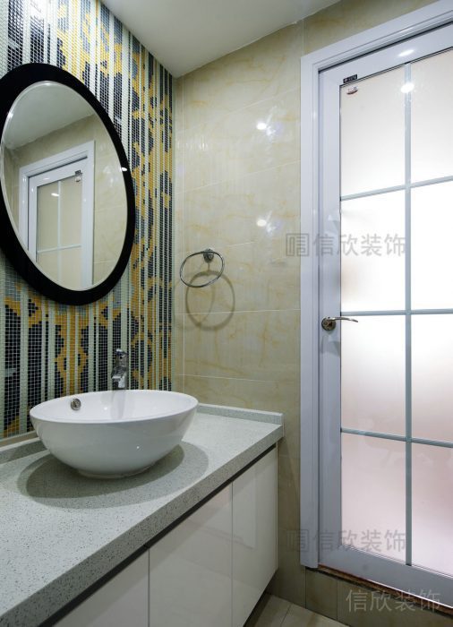 衛生間裝修效果圖酒店干濕分離衛浴間設計圖