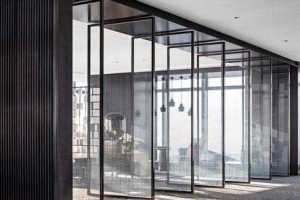 辦公室現(xiàn)代風(fēng)玻璃門陽臺區(qū)效果圖