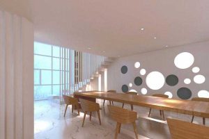 辦公室現(xiàn)代風(fēng)會議室效果圖(5)