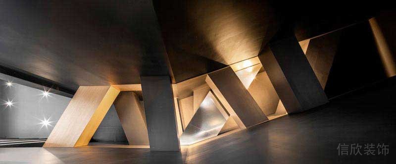 辦公室現(xiàn)代風(fēng)休息區(qū)實木桌角效果圖