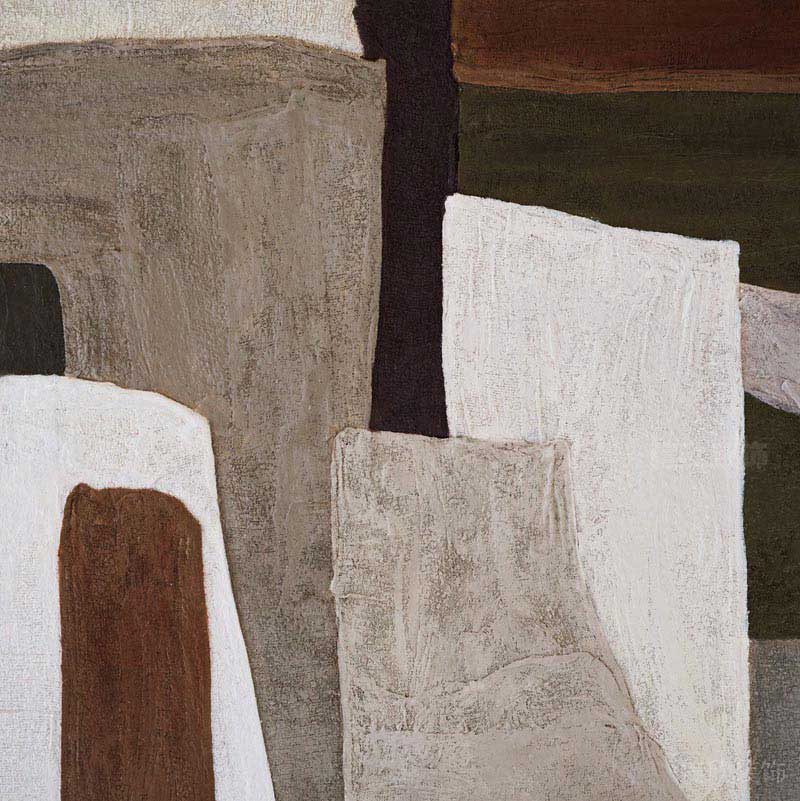 辦公室現代風藝術涂料裝飾墻效果圖