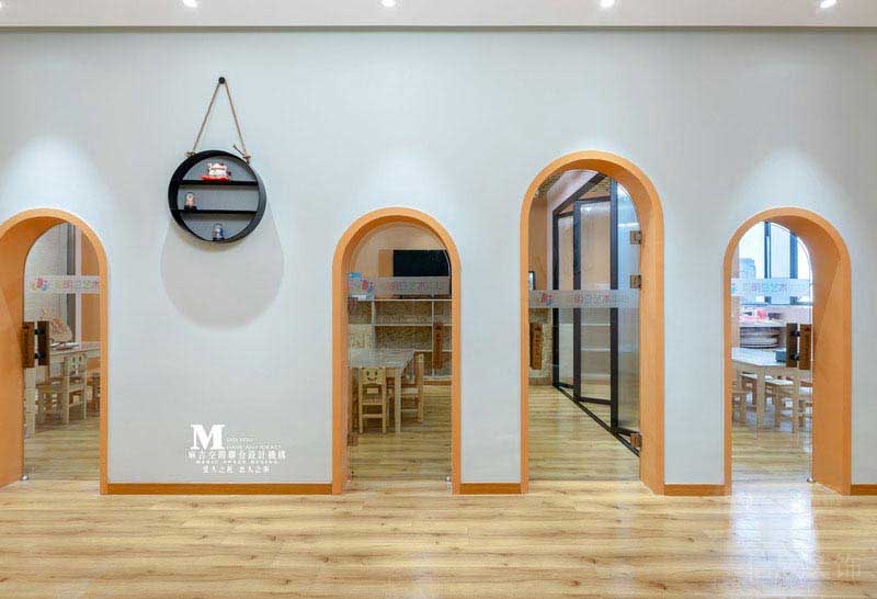 北歐現(xiàn)代風餐飲空間兒童娛樂區(qū)