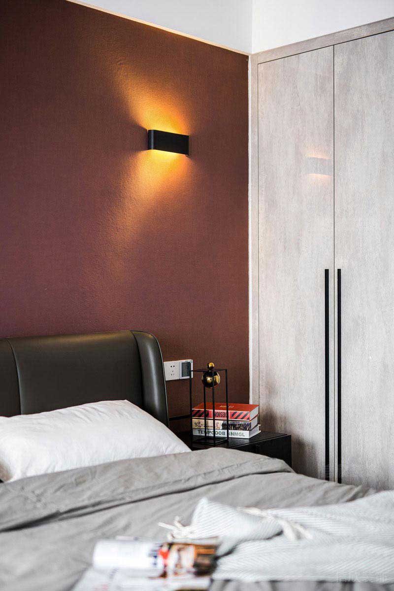 二手房改造現(xiàn)代簡約風臥室效果圖 (5)