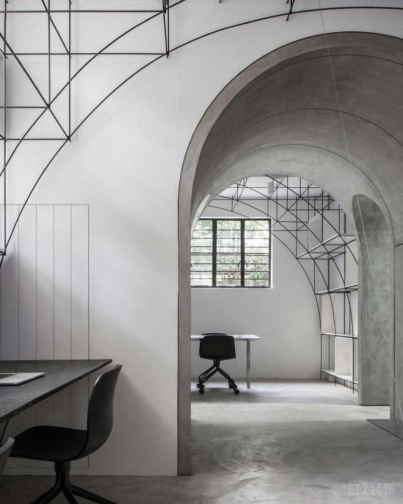 工業(yè)風辦公室鐵藝裝飾造型