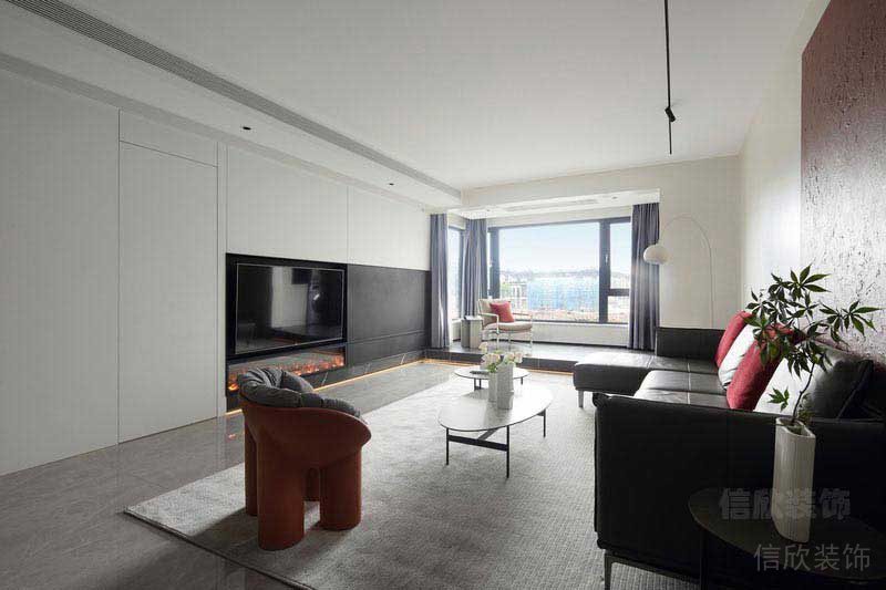 后現(xiàn)代極簡(jiǎn)家居客廳