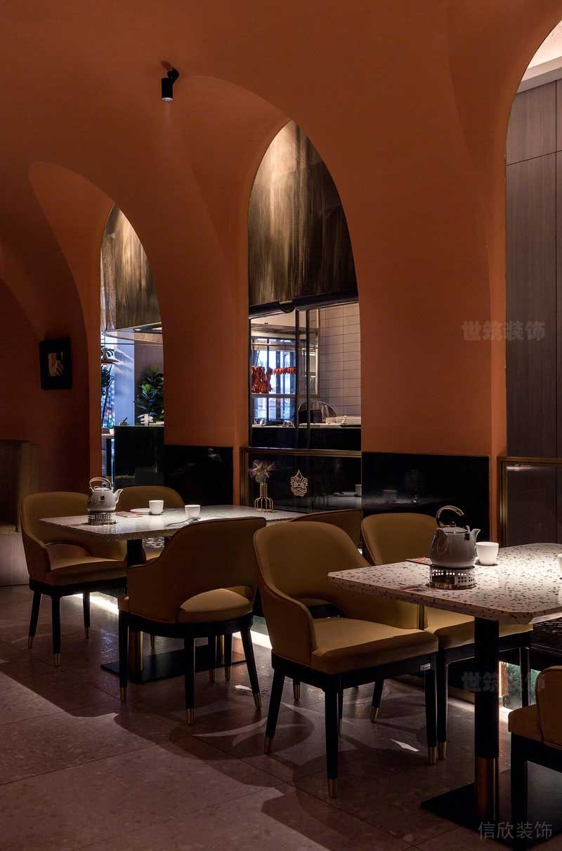 后現(xiàn)代簡約風餐飲空間用餐區(qū)