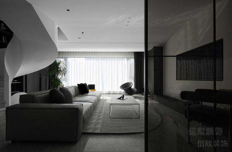 極簡風(fēng)格家居客廳