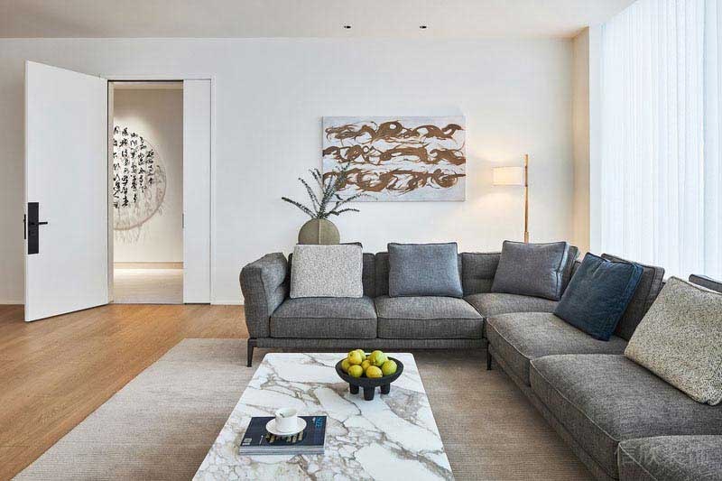 極簡中式風(fēng)家居客廳