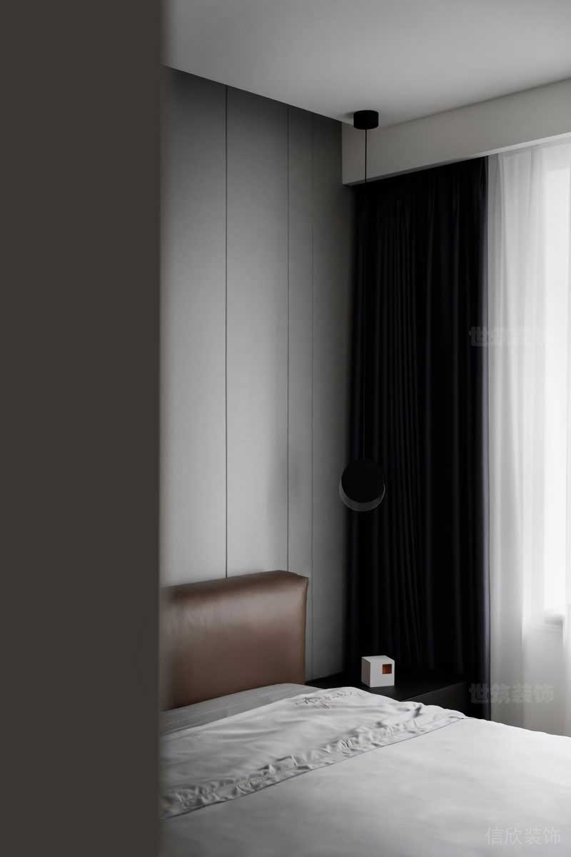 美式極簡(jiǎn)風(fēng)格家居次臥睡床