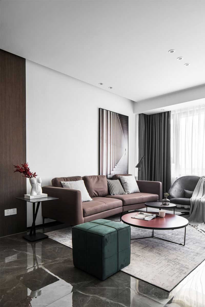 美式極簡(jiǎn)風(fēng)格家居樣板間木飾面