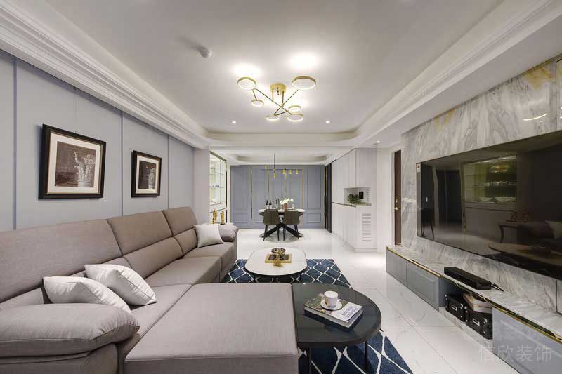 美式輕奢風家居客餐廳