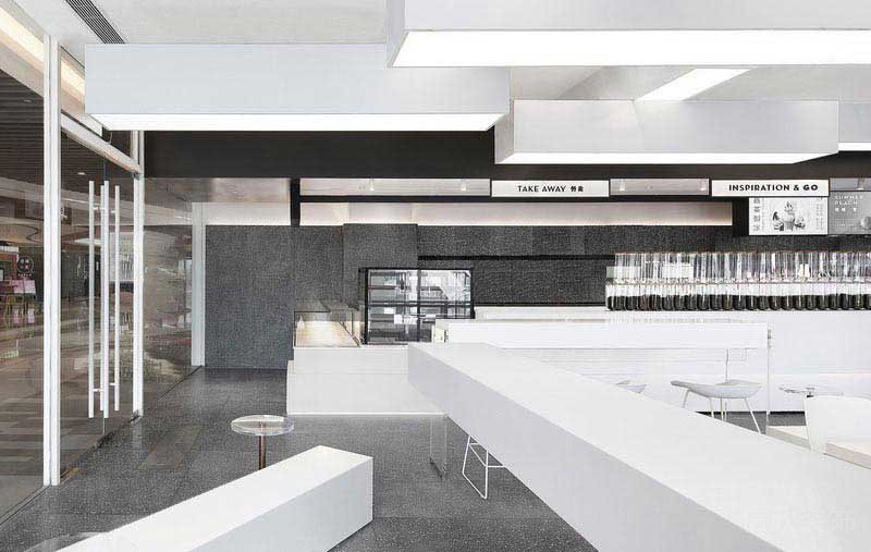 奶茶店現(xiàn)在極簡風(fēng)效果圖