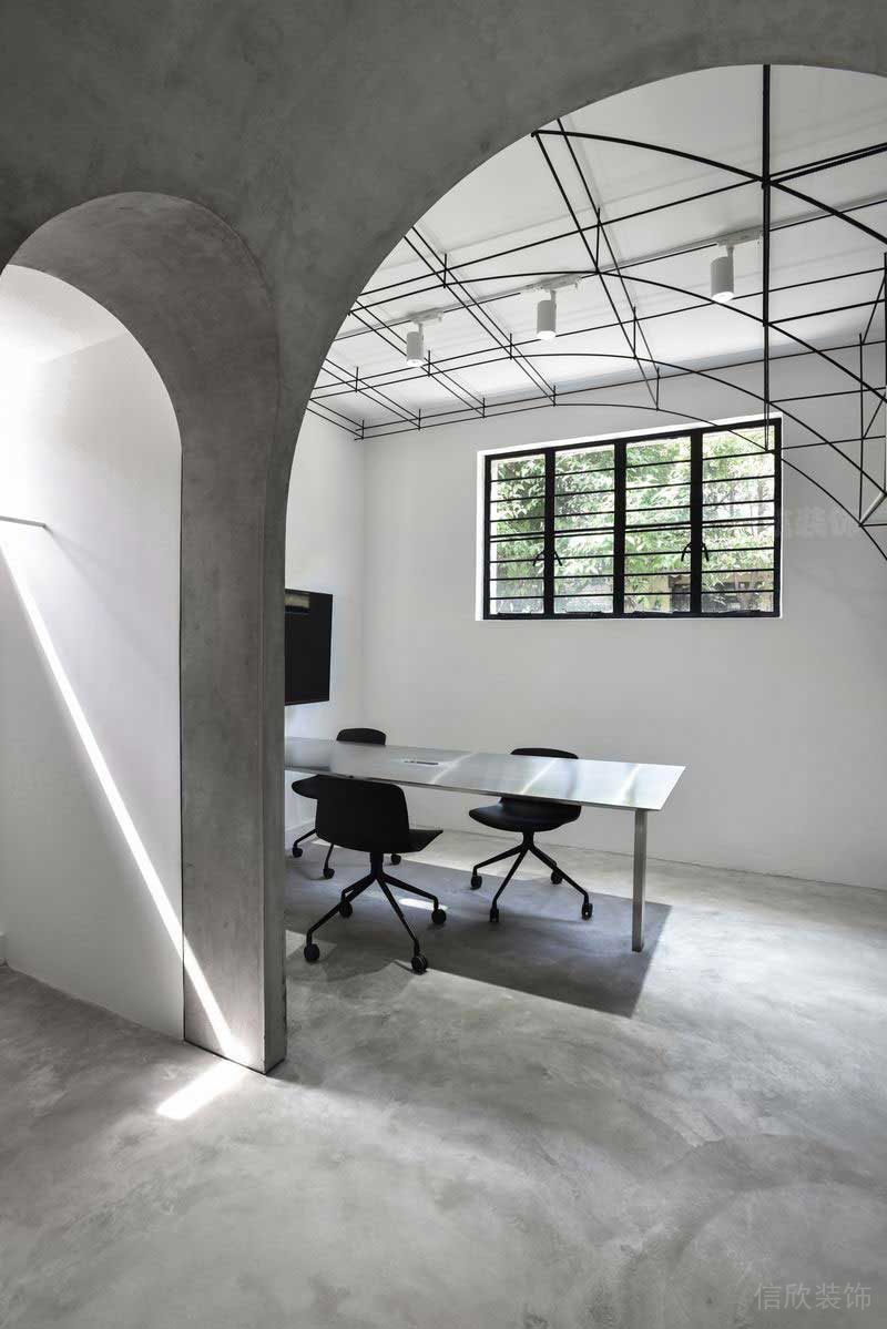 鐵藝工業(yè)風辦公室藝術空間