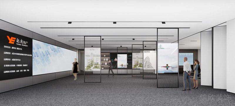 現(xiàn)代風(fēng)格辦公室企業(yè)文化展示區(qū)